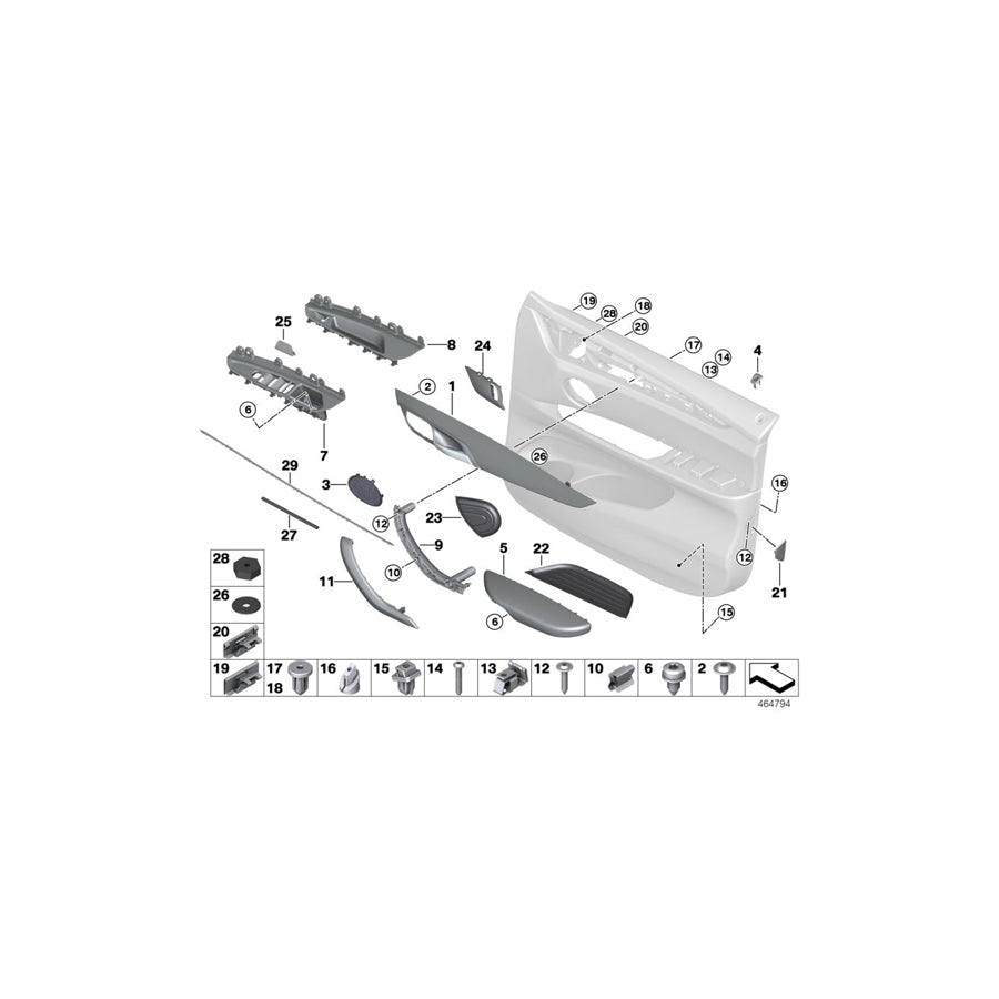 Genuine BMW 51417368815 F16 Loudspeaker Cover COGNAC (Inc. X6) | ML Performance US Car Parts