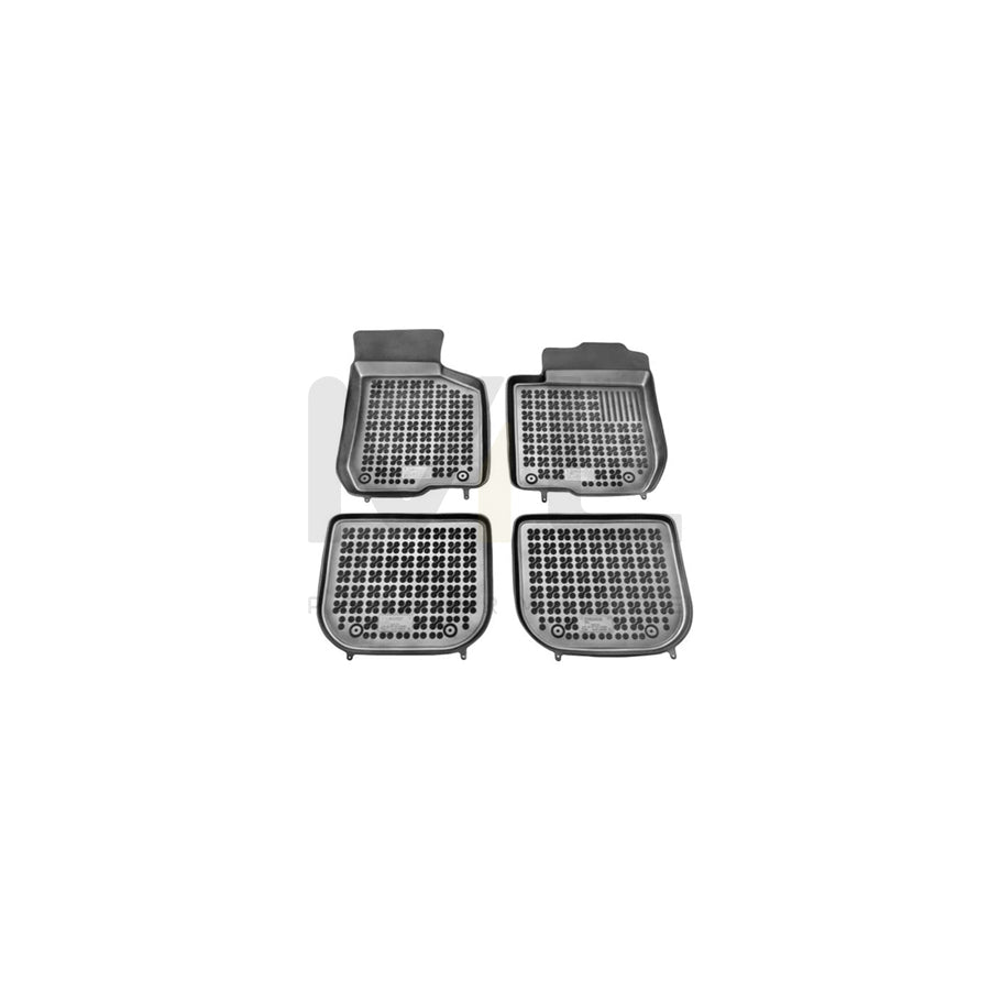 REZAW PLAST Tailored 200305 Floor mat set Elastomer, Front and Rear, Quantity: 4, Black
