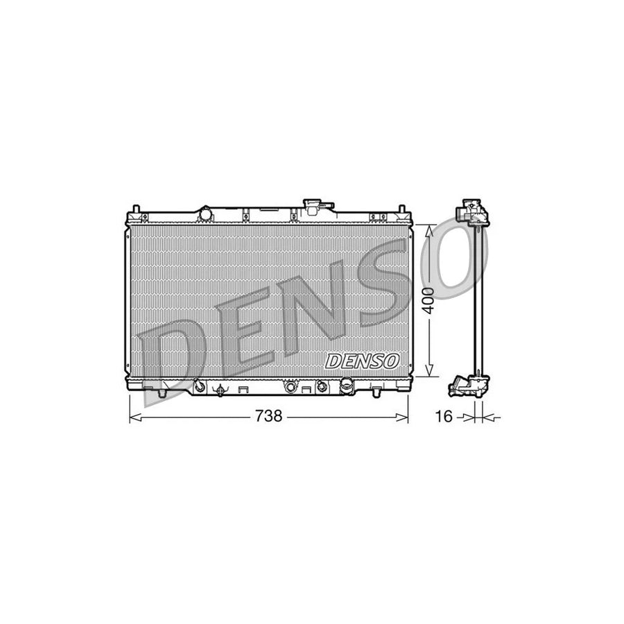 DENSO DRM40012 Engine Radiator