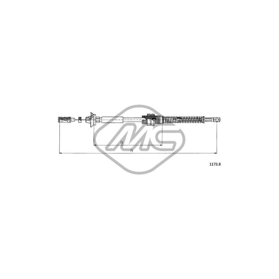 Metalcaucho 81548 Throttle Cable