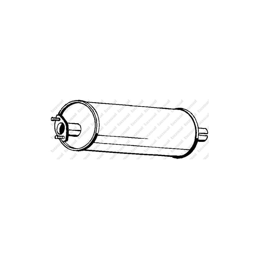 Bosal 110-121 Middle Silencer for Isuzu MIDI