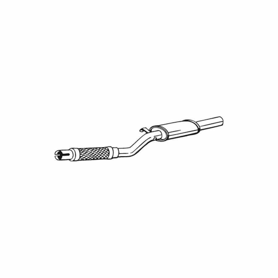 Bosal 148-033 Middle Silencer for Fiat Cinquecento