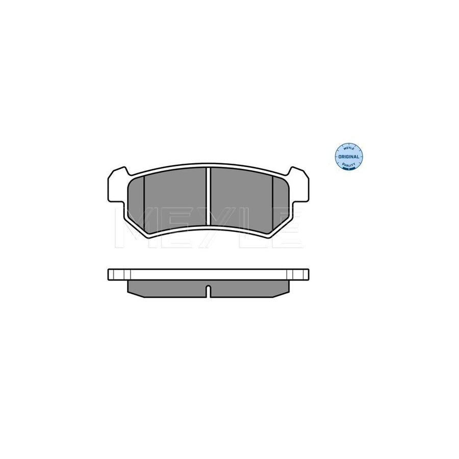 Meyle 025 240 7114 Brake Pad Set