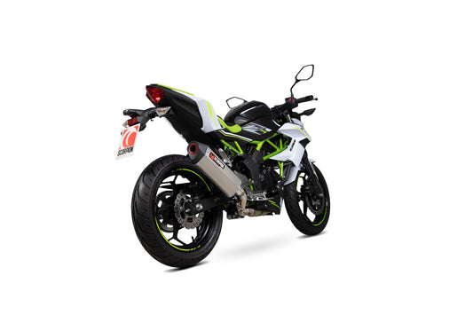 Scorpion RKA125TEO Kawasaki Z125 Serket Parallel Slip-On - Titanium Sleeve | ML Performance US US