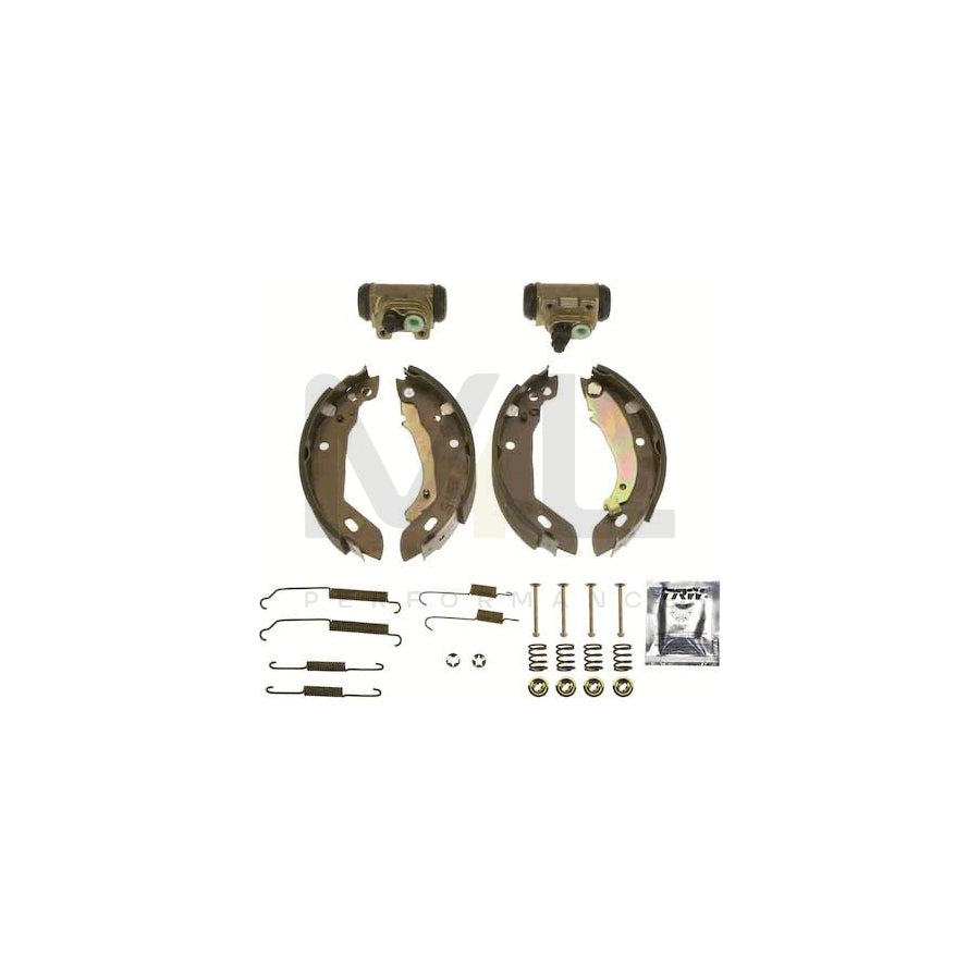TRW Brake Kit BK1044 Brake Shoe Set with wheel brake cylinder | ML Performance Car Parts