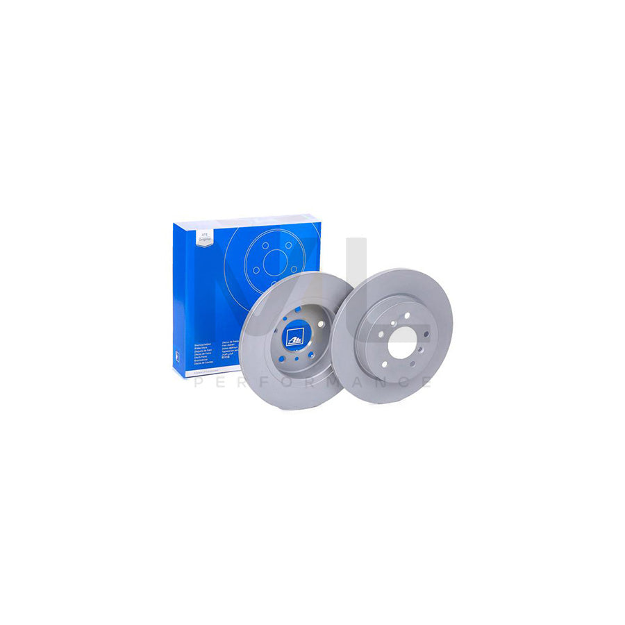 ATE 24.0113-0200.1 Brake Disc Solid, Coated  - 1 piece