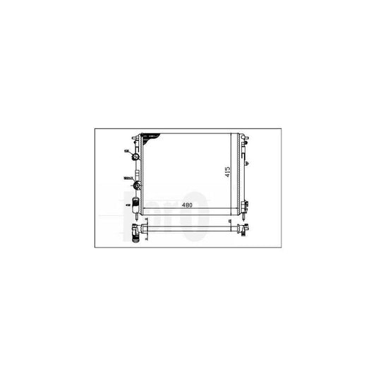 Abakus 0420170006 Engine Radiator