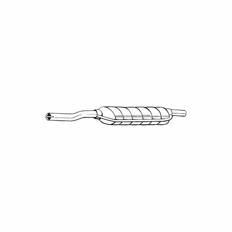 Bosal 148-762 Middle Silencer for Fiat 128