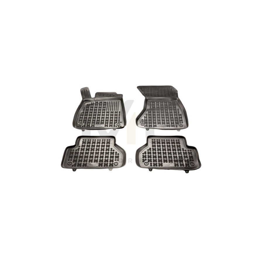 REZAW PLAST 200319 Floor mat set for AUDI A4 Elastomer, Front and Rear, Black