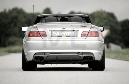 Rieger 00099826 BMW 3 Series E46 Rear Diffuser 4 | ML Performance UK Car Parts