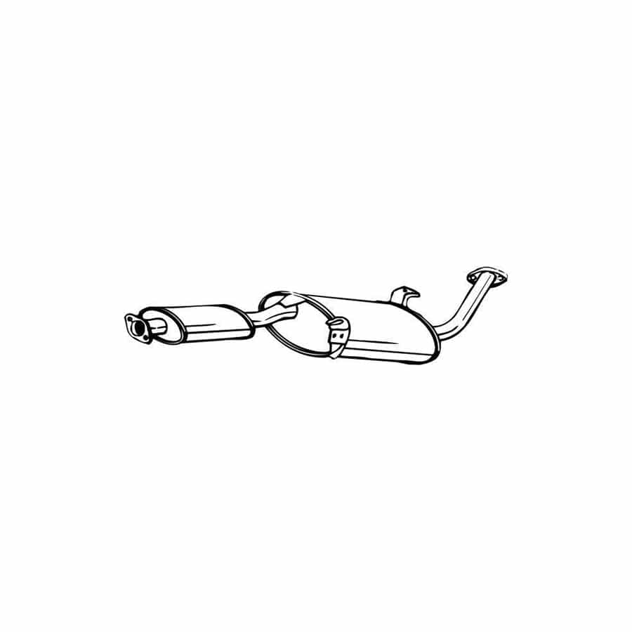 Bosal 154-553 Middle Silencer