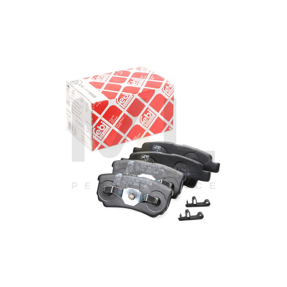 Febi Bilstein 16774 Brake Pad Set Rear Axle, With Acoustic Wear Warning