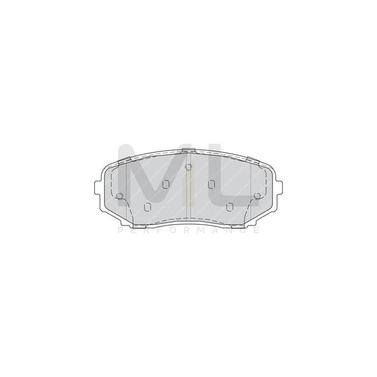 Ferodo Premier Eco Friction Fdb1698 Brake Pad Set With Acoustic Wear Warning, Without Accessories | ML Performance Car Parts