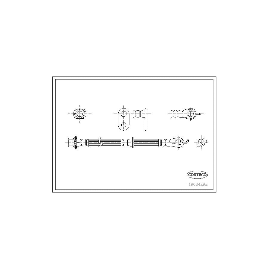 Corteco 19034292 Brake Hose