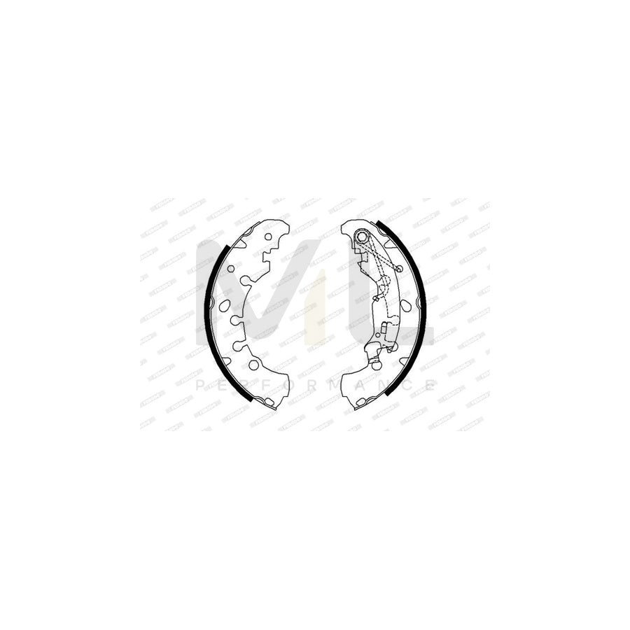 FERODO PREMIER FSB681 Brake Shoe Set | ML Performance Car Parts