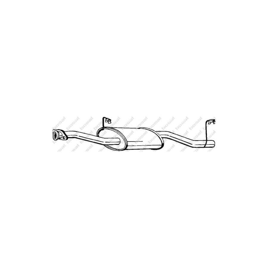 Bosal 155-269 Middle Silencer for Ford Transit