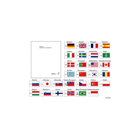 Genuine BMW 01402925716 Owner's Manual For HU (Inc. i8) | ML Performance US Car Parts