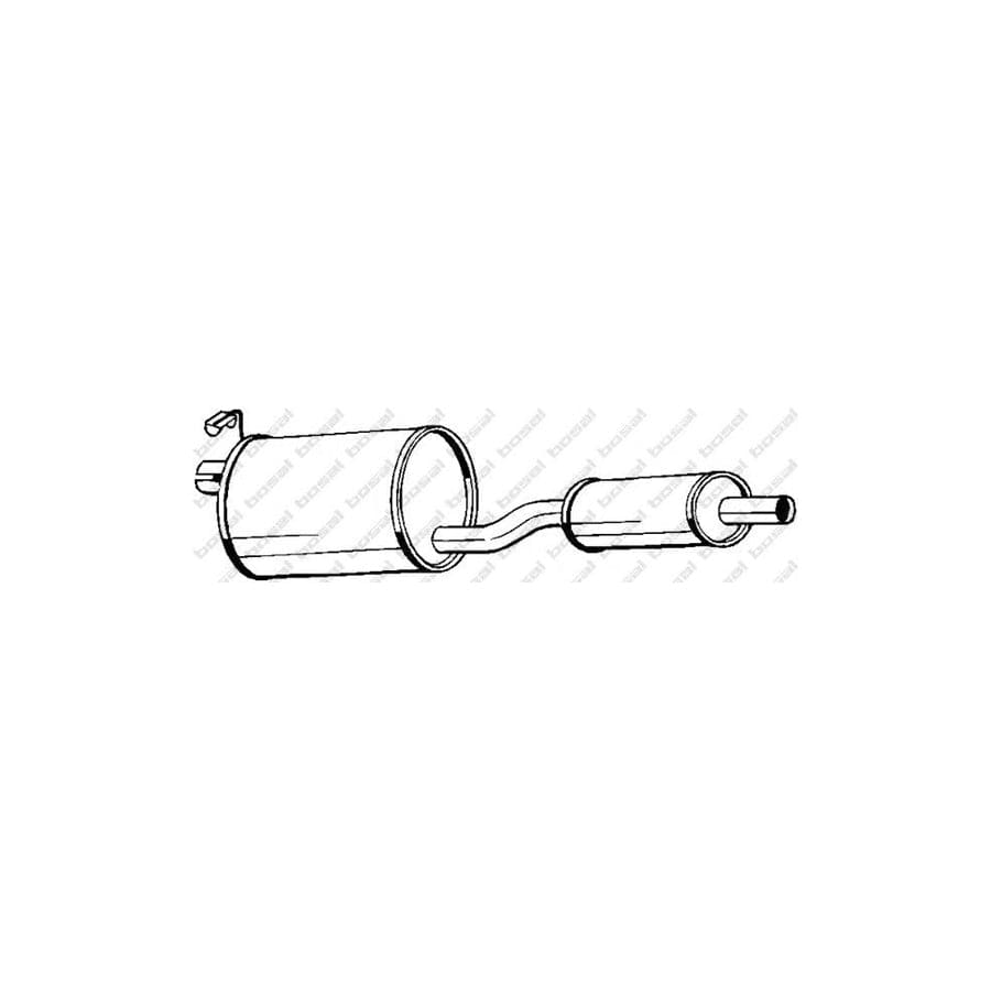 Bosal 155-255 Middle Silencer for Ford Transit