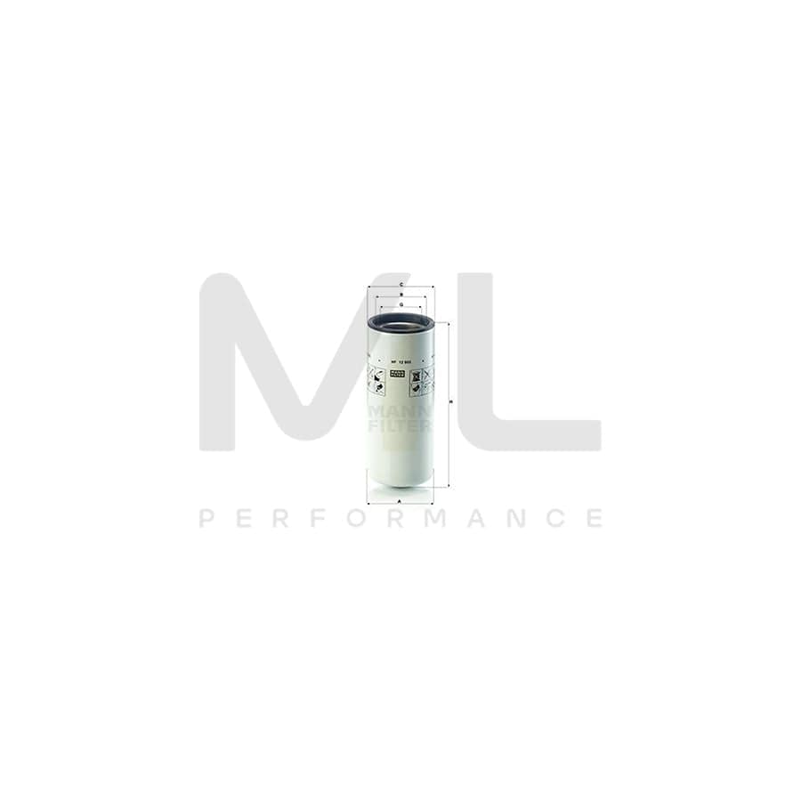 MANN-FILTER WP 12 905 Oil Filter Spin-on Filter