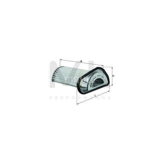 MAHLE ORIGINAL LX 2002 Air Filter for DAIHATSU Copen I Filter Insert | ML Performance Car Parts