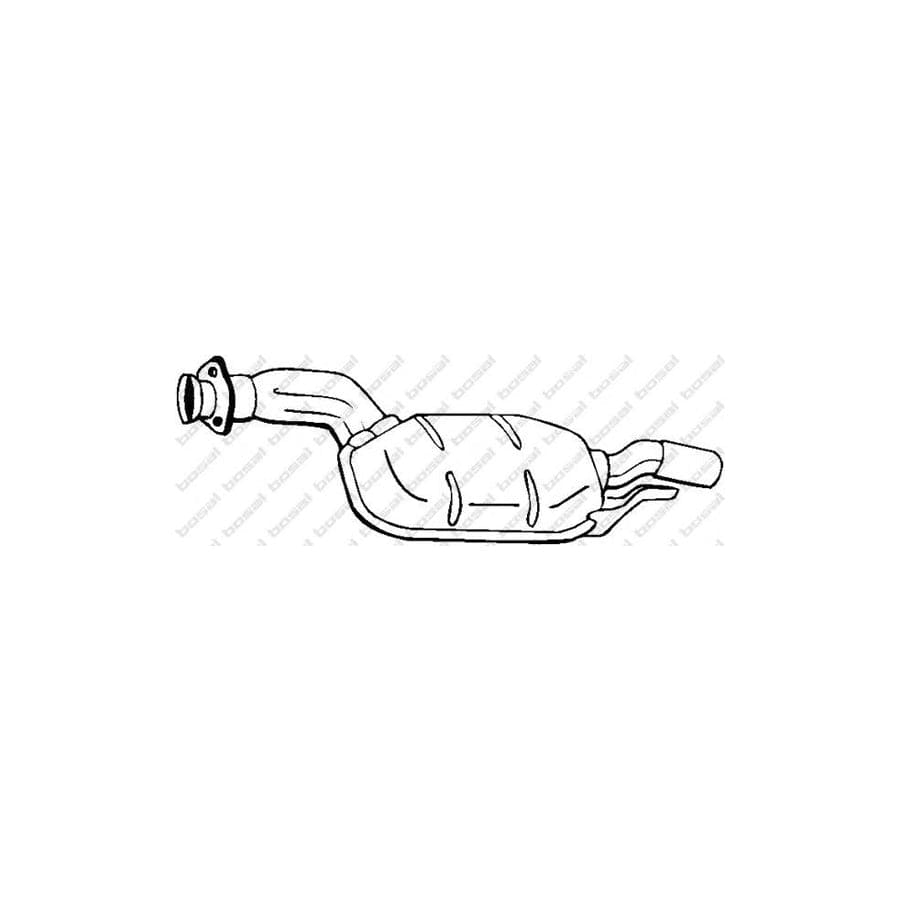 Bosal 175-015 Middle Silencer Suitable for Mercedes-Benz E-Class T-Modell (S124)