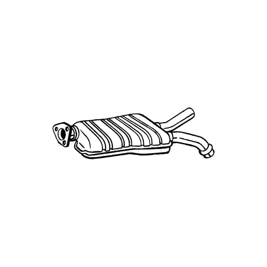 Bosal 175-211 Middle Silencer Suitable for Mercedes-Benz E-Class