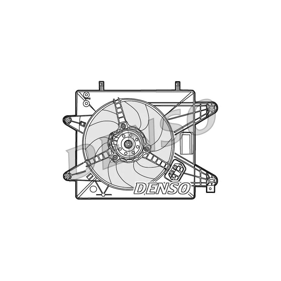 DENSO DER09088 Fan, Radiator for Fiat Multipla (186)
