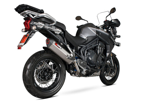 Scorpion RTR73SEO Triumph Tiger 1200 Explorer Serket Parallel Slip-On - Brushed Stainless Steel Sleeve | ML Performance US US