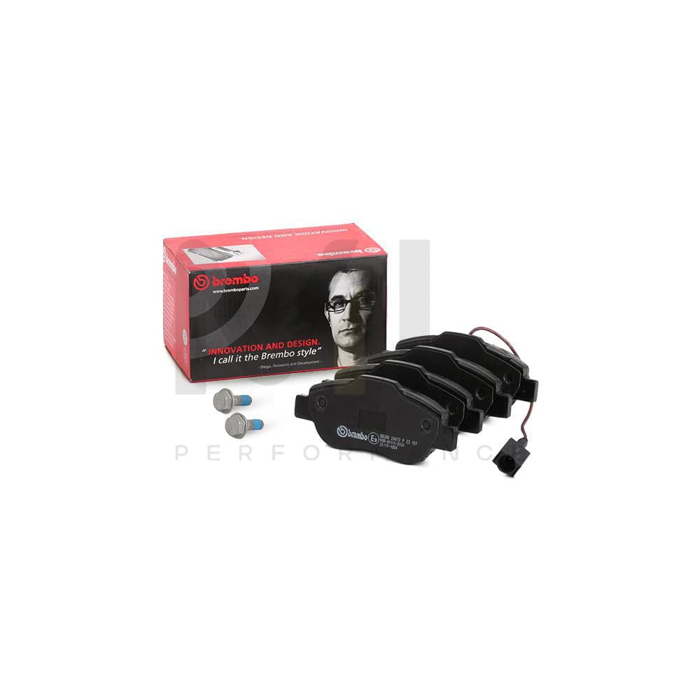 Brembo P 23 107 Brake Pad Set With Brake Caliper Screws | ML Performance Car Parts