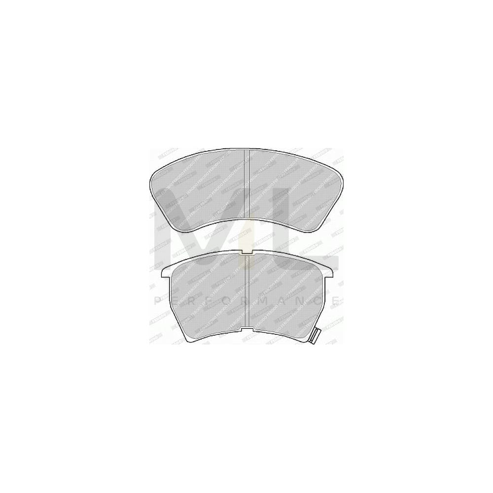 Ferodo Sl Fsl1481 Brake Pad Set Incl. Wear Warning Contact, With Brake Caliper Screws | ML Performance Car Parts