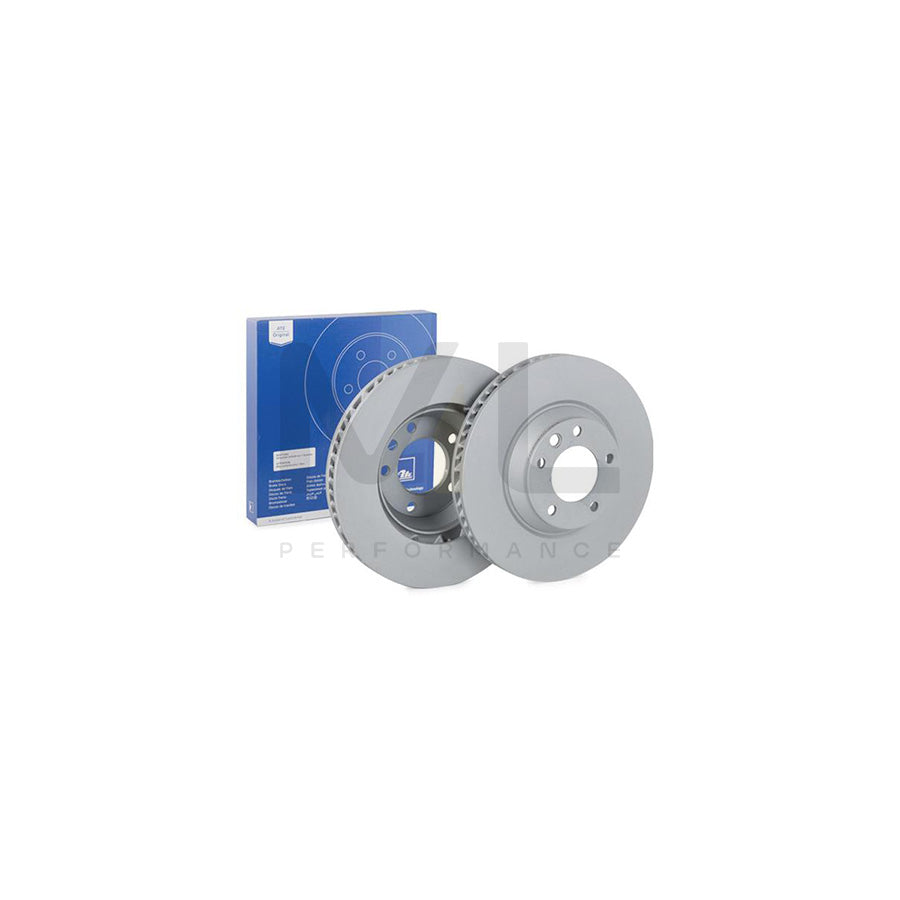 ATE 24.0134-0124.1 Brake Disc Vented, Coated, Alloyed / High-carbon