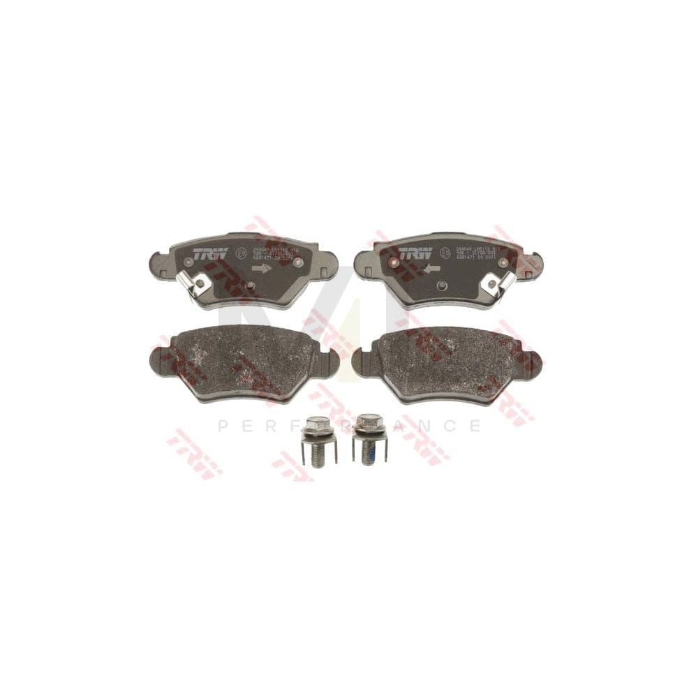 TRW Cotec Gdb1471 Brake Pad Set With Acoustic Wear Warning, With Brake Caliper Screws, With Accessories | ML Performance Car Parts