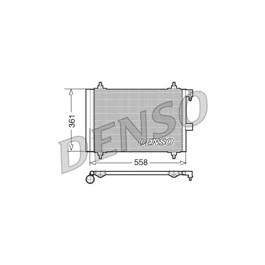 DENSO DCN21025 Air Conditioning Condenser