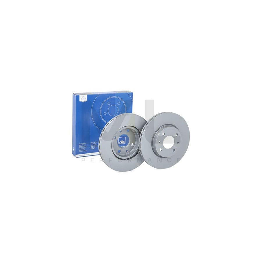 ATE 24.0120-0142.1 Brake Disc Vented, Coated, Alloyed / High-carbon  - 1 piece
