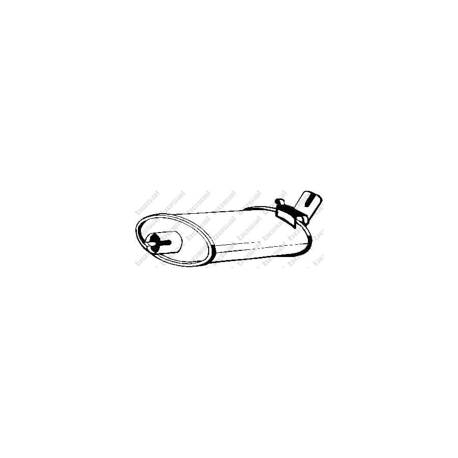 Bosal 185-585 Middle Silencer