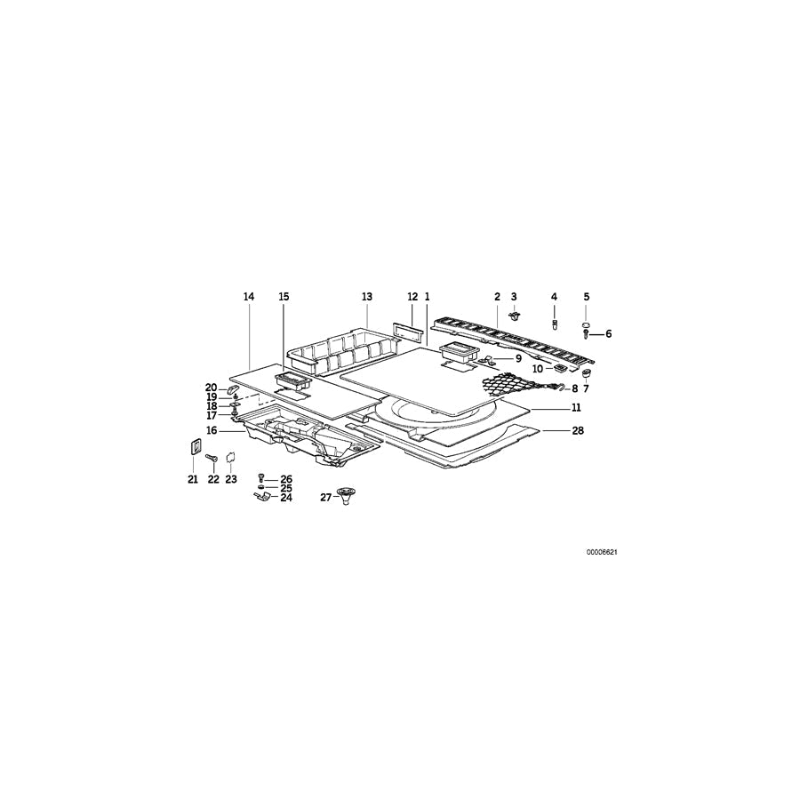 Genuine BMW 51478120797 E34 Jack Fixture SCHWARZ (Inc. 540i, 530i & 518i) | ML Performance US Car Parts