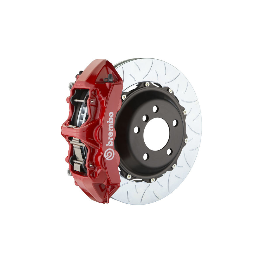 Brembo 1M3.8026A VW R32 Front GT 6-Pistons Slotted Type-3 2-piece Big Brake Kit 355x32mm