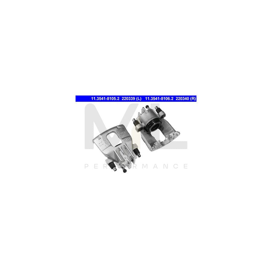 ATE 11.3541-8106.2 Brake Caliper for FORD FOCUS without holder