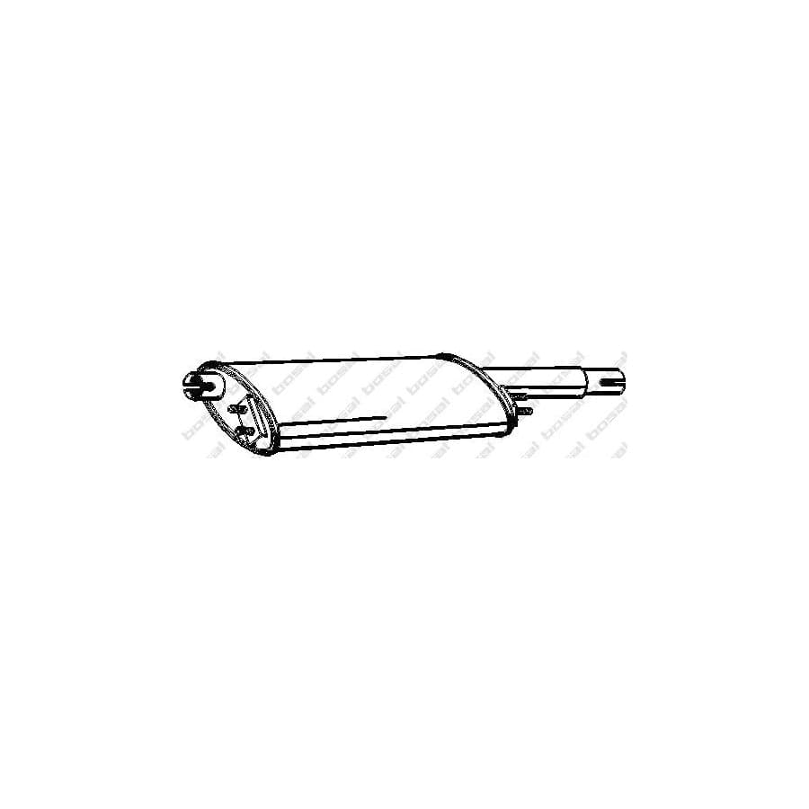 Bosal 190-637 Middle Silencer for Peugeot 505 Saloon