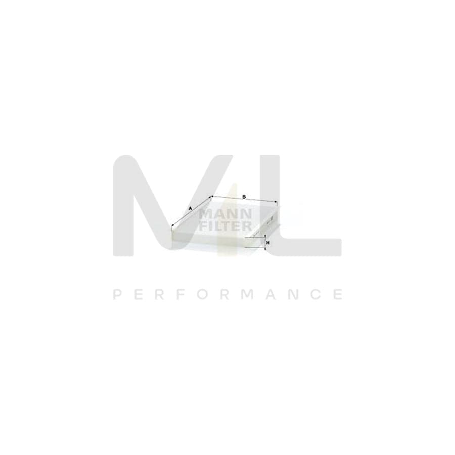 MANN-FILTER CU 2629 Pollen filter Particulate Filter