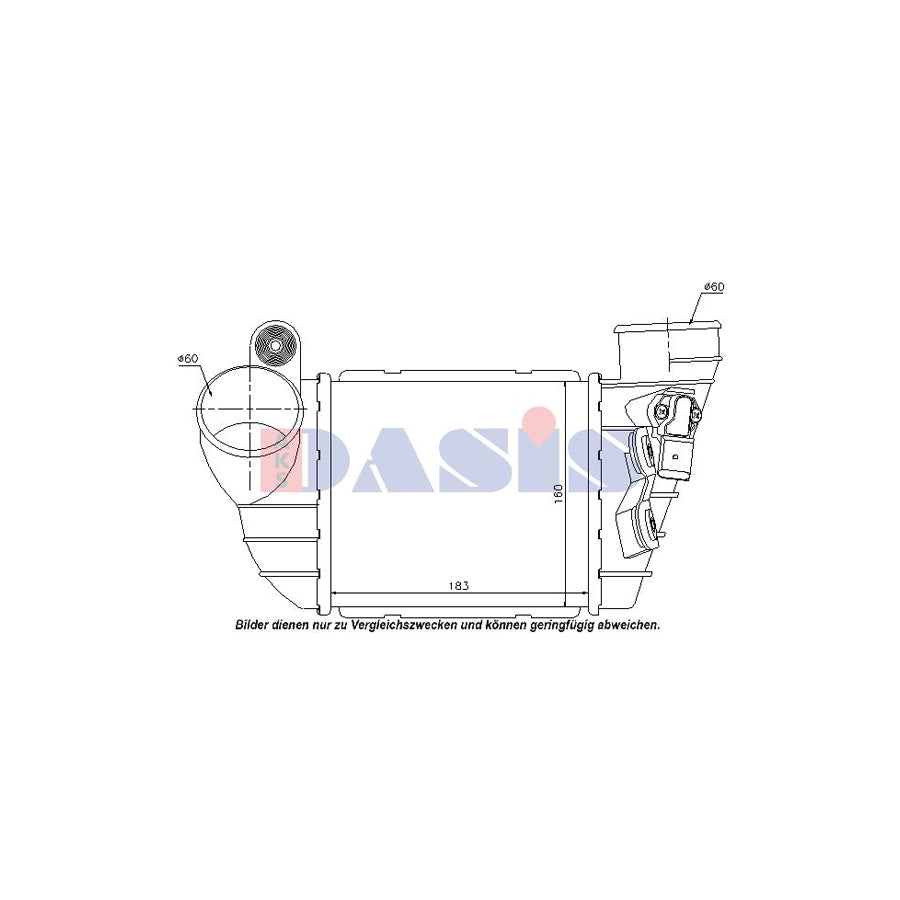 AKS Dasis 487120N Intercooler for Audi Tt