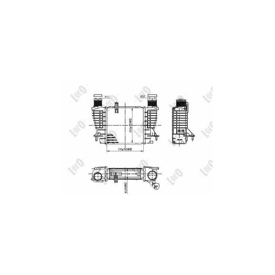 Abakus 0420180003 Intercooler