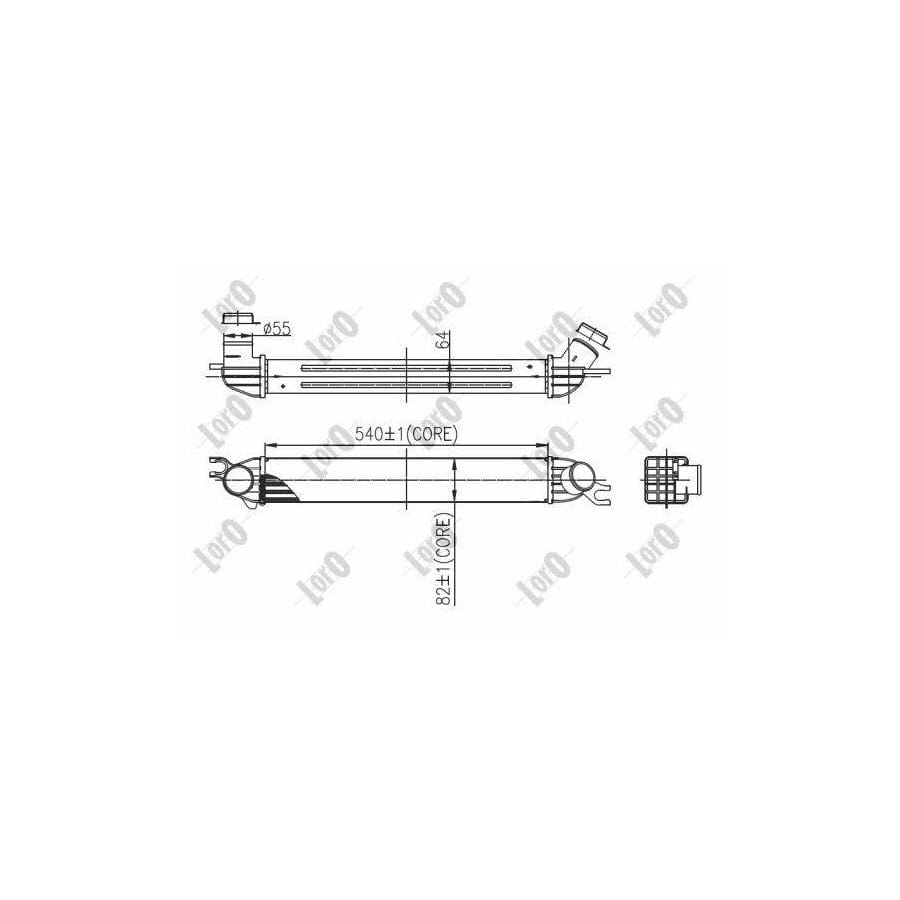 Abakus 0320180001 Intercooler