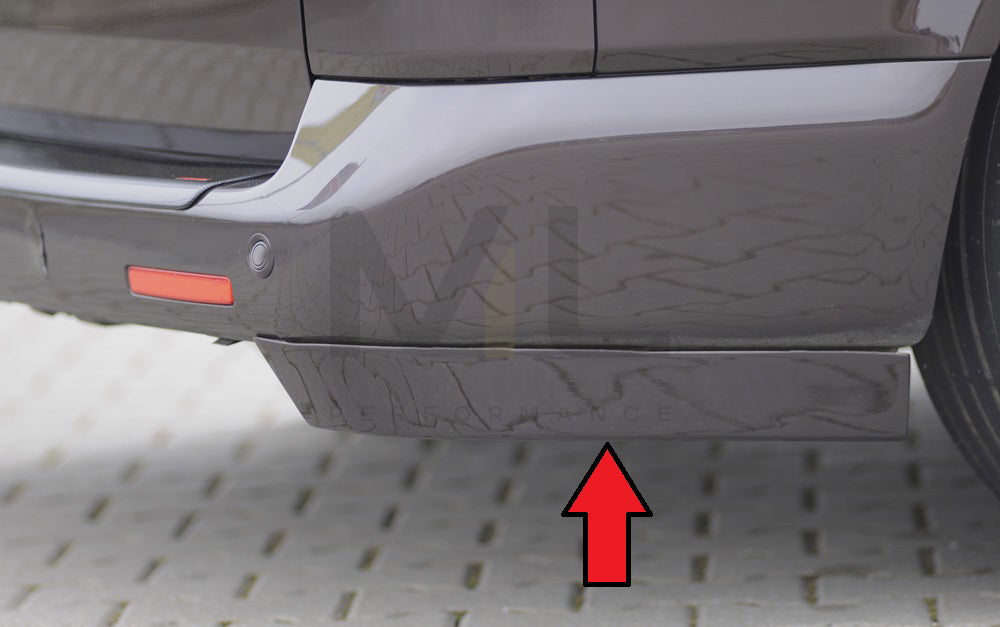 Rieger 00059253 VW T5 Rear Diffuser 7 | ML Performance UK Car Parts
