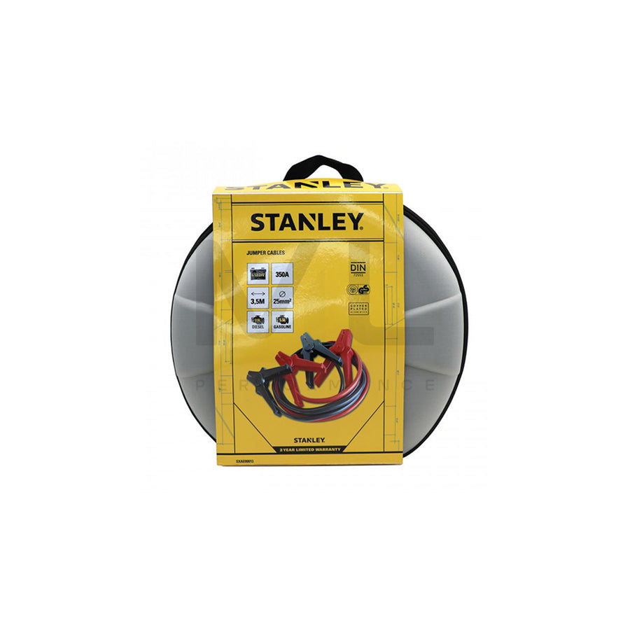 Stanley SXAE00013 Jump leads 350A, Voltage: 12, 24, 6V