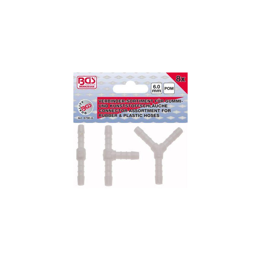 Bgs 8790-6 Assortment, Hose Connectors