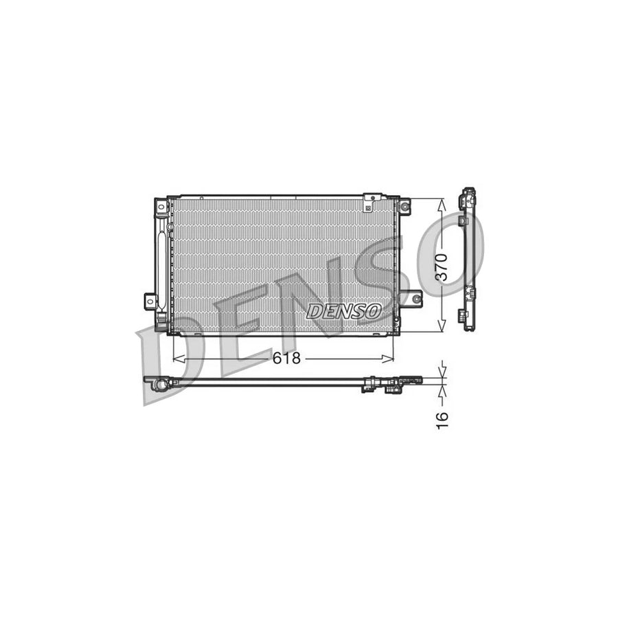 DENSO DCN50013 Air Conditioning Condenser