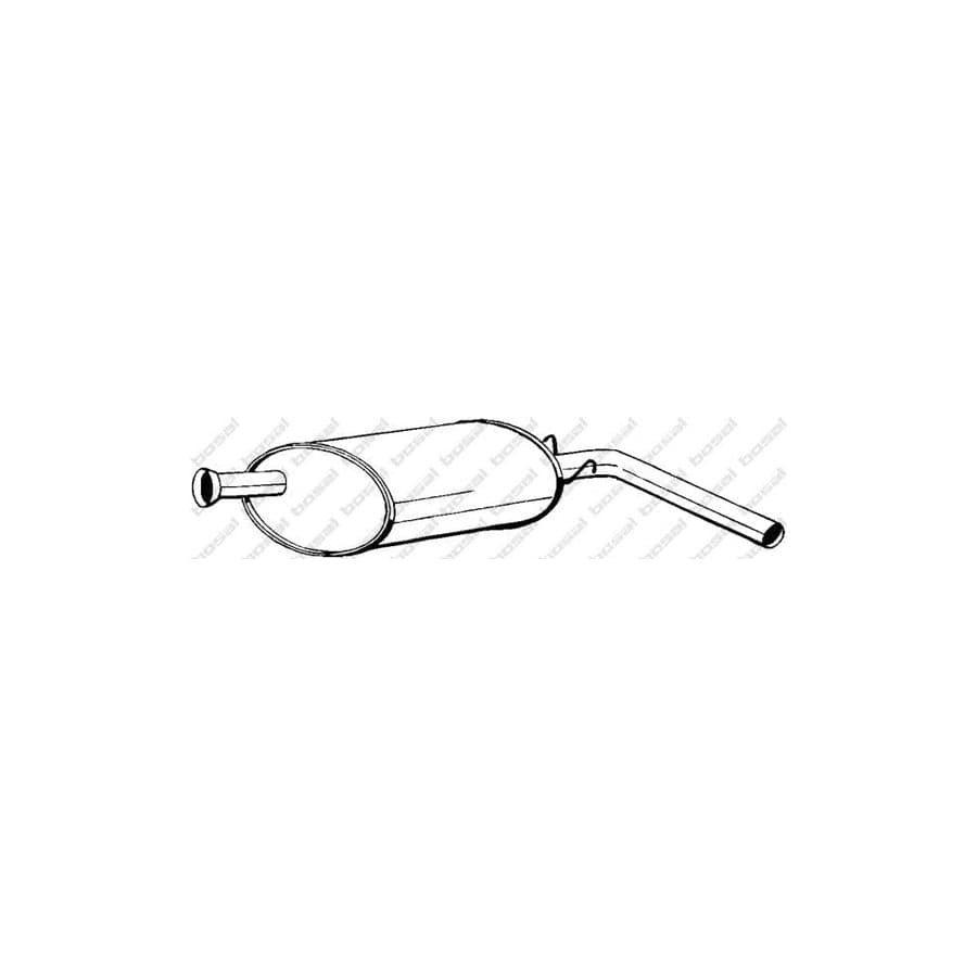 Bosal 200-253 Middle Silencer for Renault Master