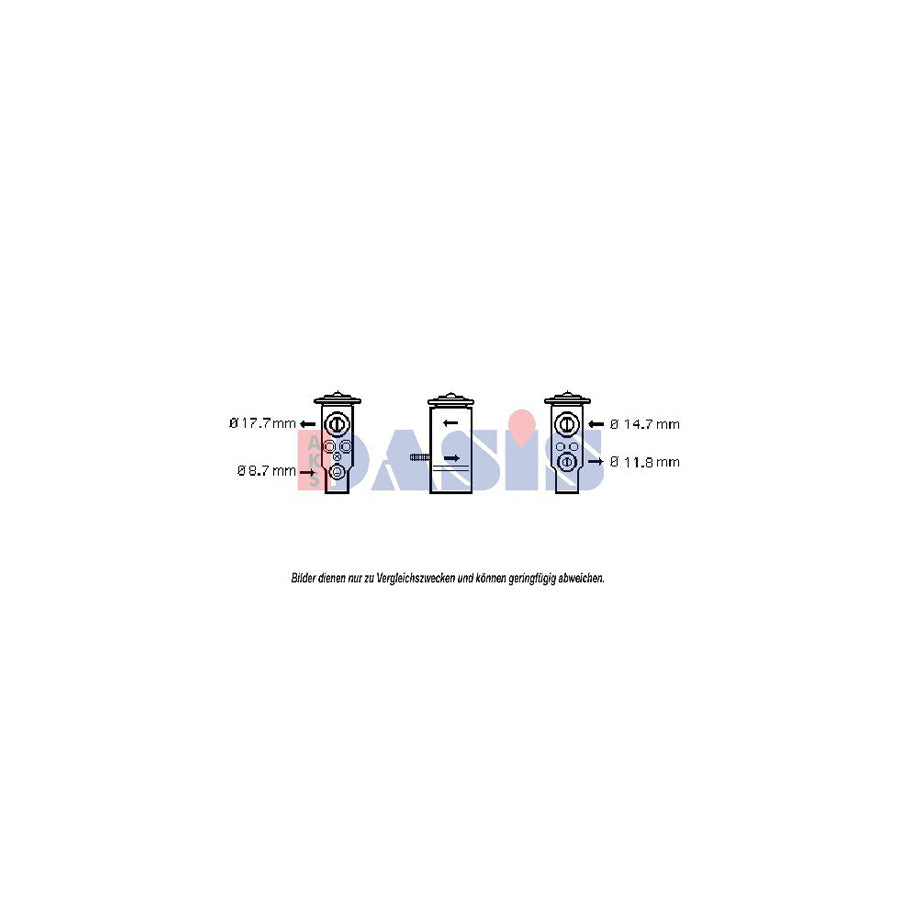 AKS Dasis 840119N AC Expansion Valve