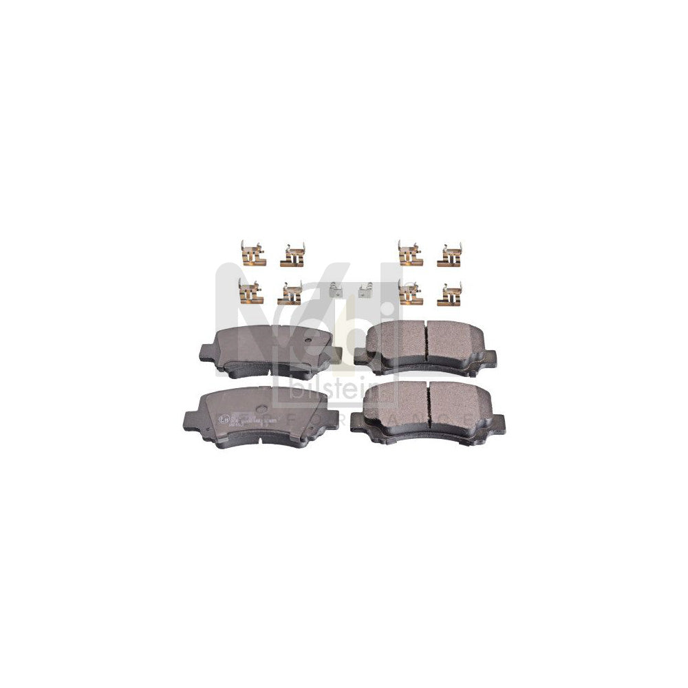 Febi Bilstein 116352 Brake Pad Set Front Axle, With Acoustic Wear Warning, With Attachment Material